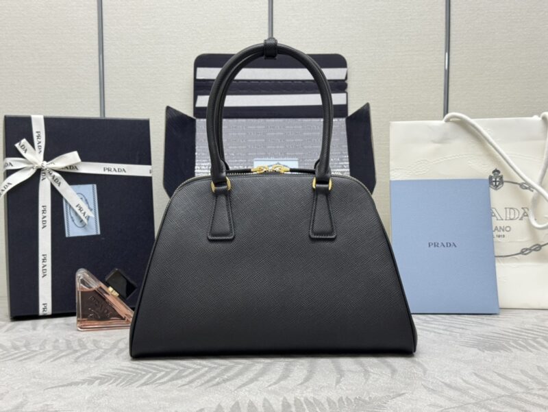 Replica Prada Large Saffiano Black 3 Replica Prada Large Saffiano Black - premium 1:1 fake handbag model