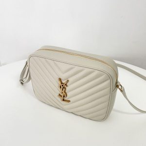 Replica YSL Lou Camera Bag White 2 Replica YSL Lou Camera Bag White - 1:1 designer replica handbag