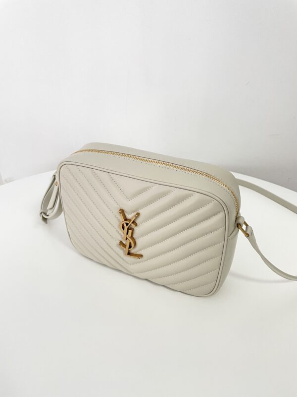 Replica YSL Lou Camera Bag White 2 Replica YSL Lou Camera Bag White - 1:1 designer replica handbag
