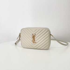 Replica YSL Lou Camera Bag White 5 Replica YSL Lou Camera Bag White - authentic-look luxury purse replica