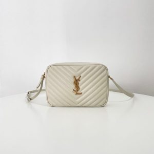 Replica YSL Lou Camera Bag White 1 Replica YSL Lou Camera Bag White - 1:1 designer replica handbag