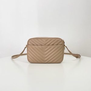 Replica YSL Lou Camera Bag Apricot 2 Replica YSL Lou Camera Bag Apricot - near-authentic luxury replica handbag