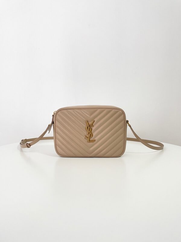 Replica YSL Lou Camera Bag Apricot 1 Replica YSL Lou Camera Bag Apricot - best quality luxury bag dupe