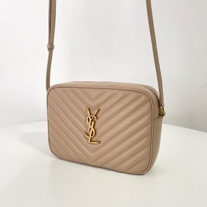 Replica YSL Lou Camera Bag Apricot 6 Replica YSL Lou Camera Bag Apricot - high-accuracy replica luxury purse
