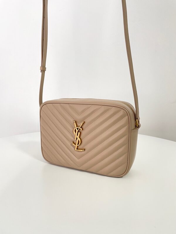 Replica YSL Lou Camera Bag Apricot 6 Replica YSL Lou Camera Bag Apricot - high-accuracy replica luxury purse