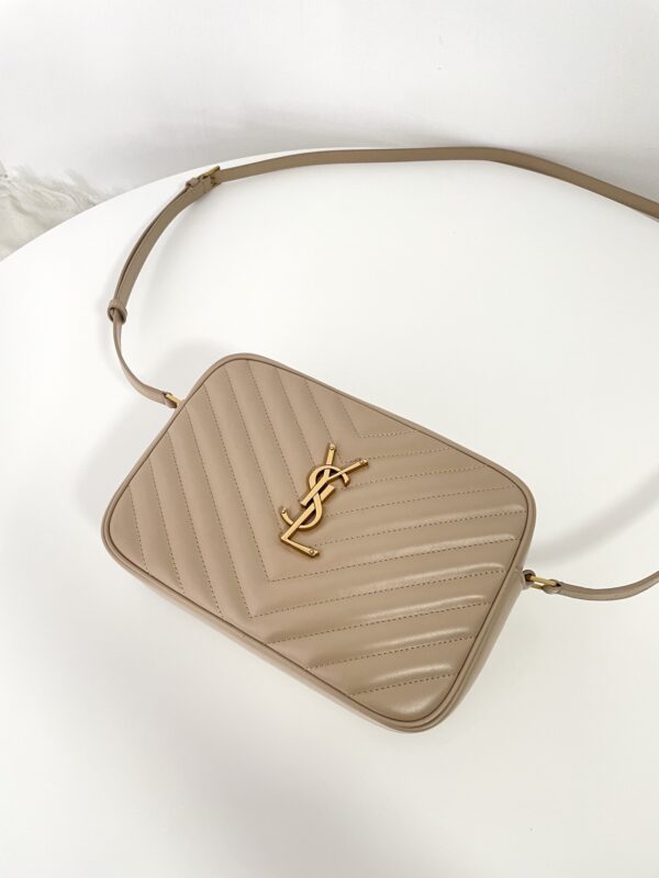 Replica YSL Lou Camera Bag Apricot 7 Replica YSL Lou Camera Bag Apricot - premium-grade designer purse dupe