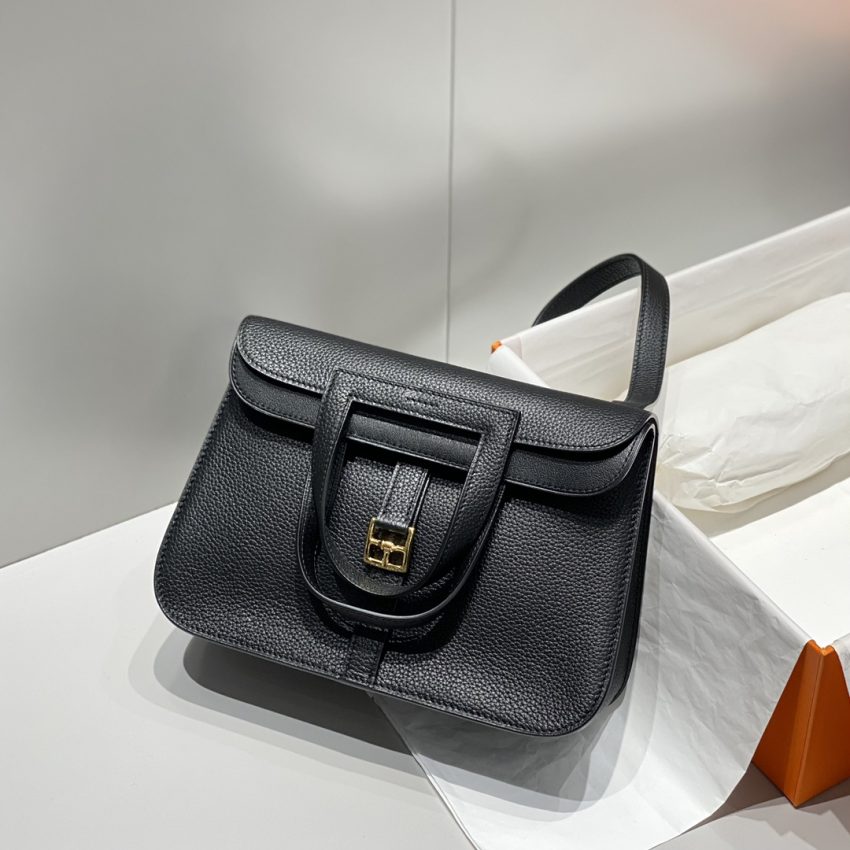 Replica Hermes Halzan Black 4 Replica Hermes Halzan Black - top-rated replica designer bag