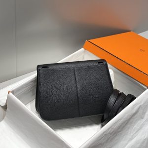 Replica Hermes Halzan Black 7 Replica Hermes Halzan Black - high-end fake designer purse