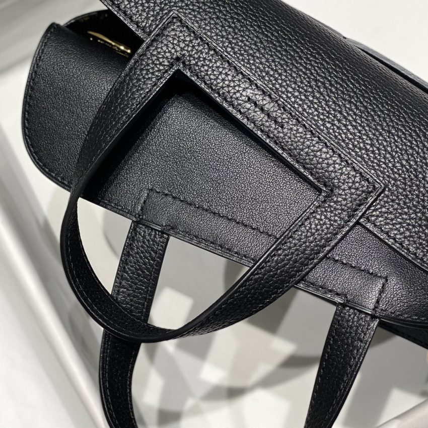 Replica Hermes Halzan Black 9 Replica Hermes Halzan Black - premium-grade designer purse dupe