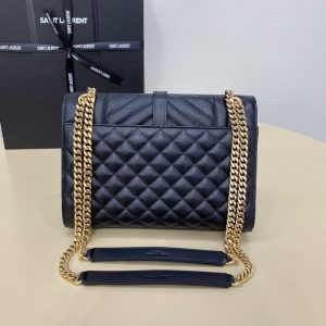 Replica YSL Envelope Crossbody Black - premium-grade designer purse dupe