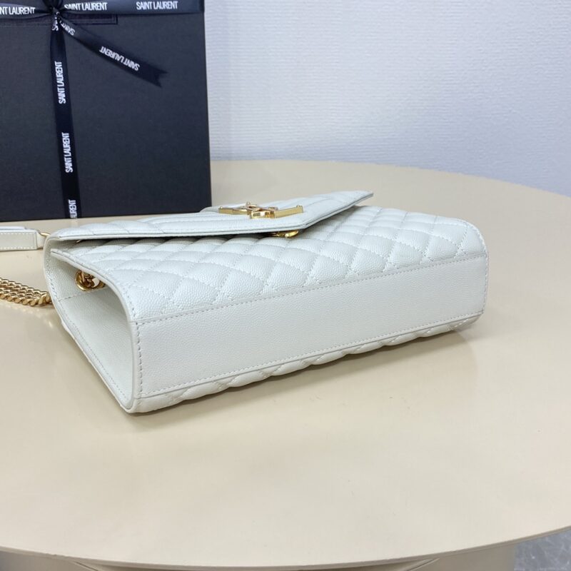 Replica YSL Envelope Crossbody White 2 Replica YSL Envelope Crossbody White - realistic designer-inspired fake bag
