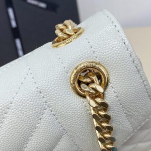 Replica YSL Envelope Crossbody White 6 Replica YSL Envelope Crossbody White - realistic designer-inspired fake bag