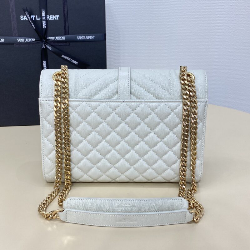 Replica YSL Envelope Crossbody White 7 Replica YSL Envelope Crossbody White - ultra-realistic fake designer tote