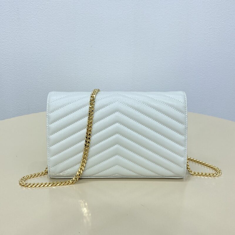 Replica YSL Envelope Clutch White 3 Replica YSL Envelope Clutch White - 1:1 designer replica handbag