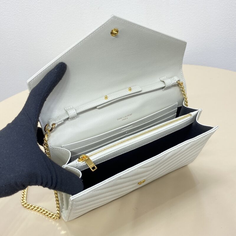 Replica YSL Envelope Clutch White 7 Replica YSL Envelope Clutch White - elite superclone designer purse