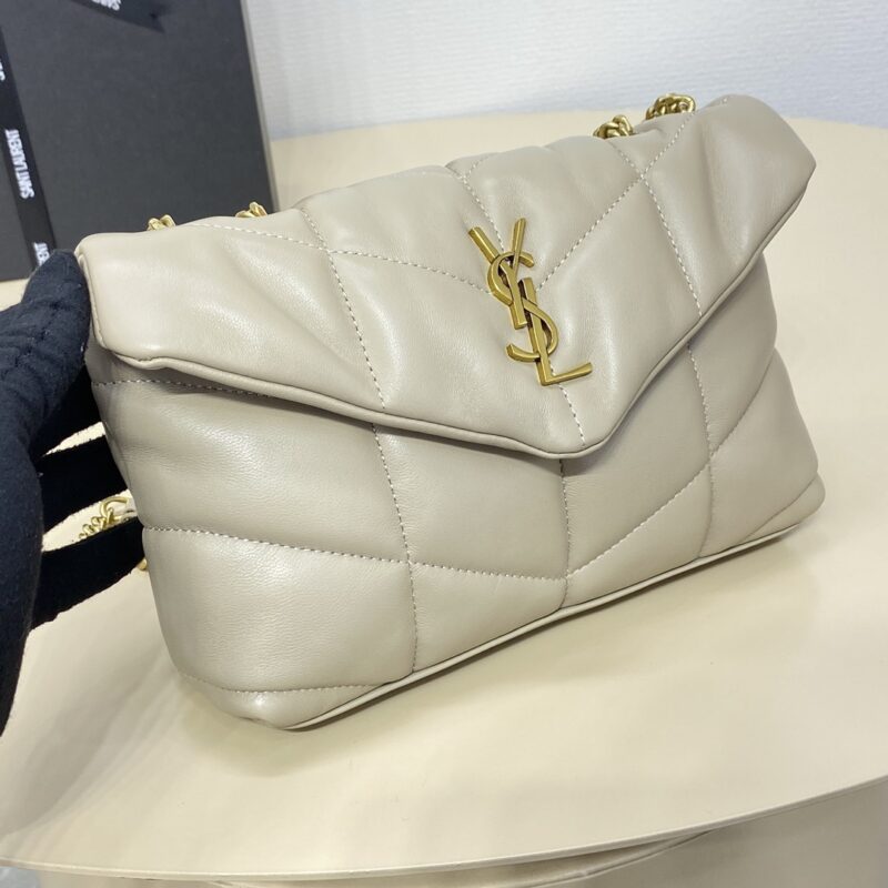 Replica YSL Loulou Apricot Puffer 7 Replica YSL Loulou Apricot Puffer - best-selling designer handbag dupe