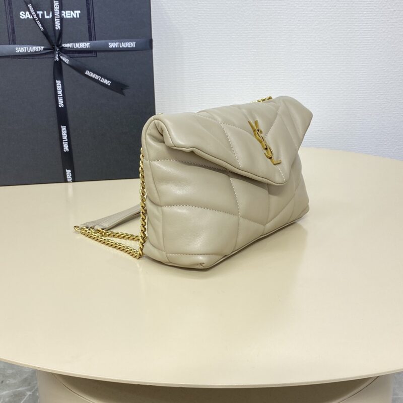 Replica YSL Loulou Apricot Puffer 2 Replica YSL Loulou Apricot Puffer - 1:1 designer replica handbag