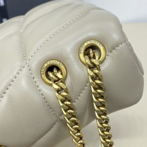 Replica YSL Loulou Apricot Puffer 11 Replica YSL Loulou Apricot Puffer - authentic-look luxury purse replica
