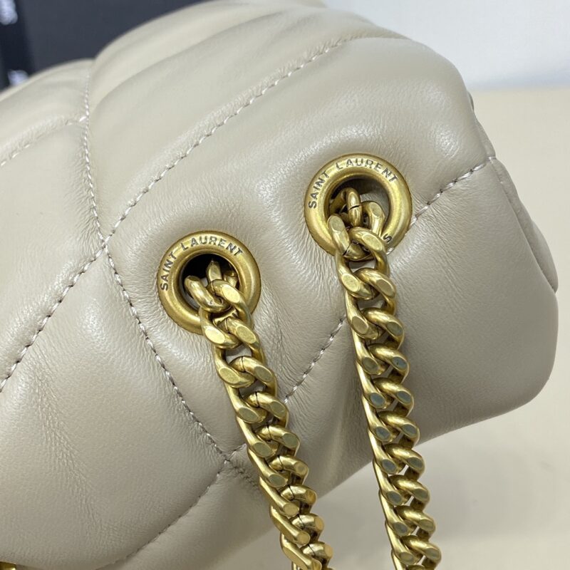 Replica YSL Loulou Apricot Puffer 11 Replica YSL Loulou Apricot Puffer - authentic-look luxury purse replica