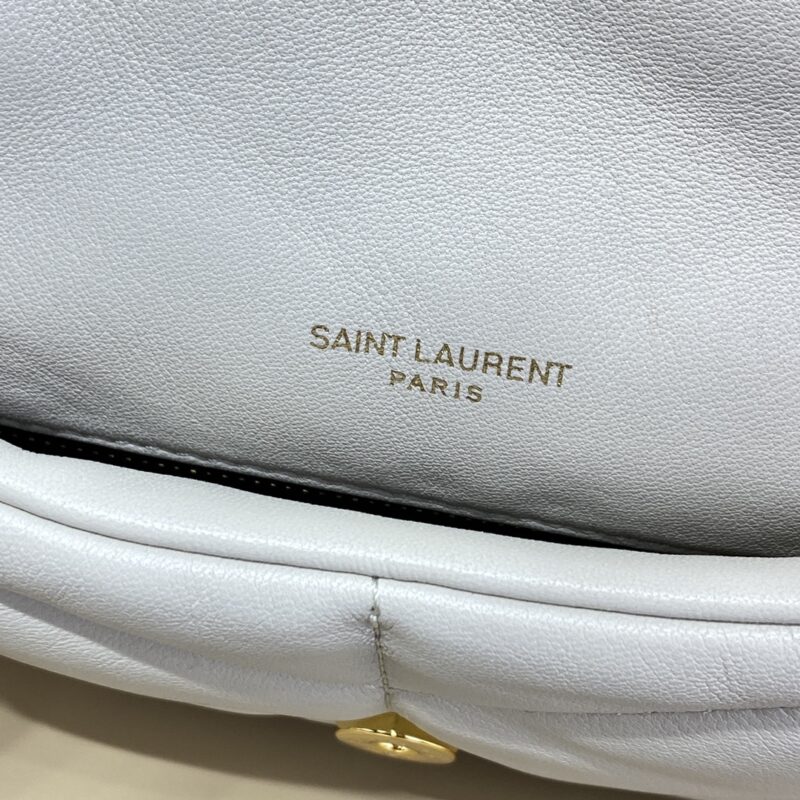 Replica YSL Loulou White Puffer 3 Replica YSL Loulou White Puffer - premium 1:1 fake handbag model