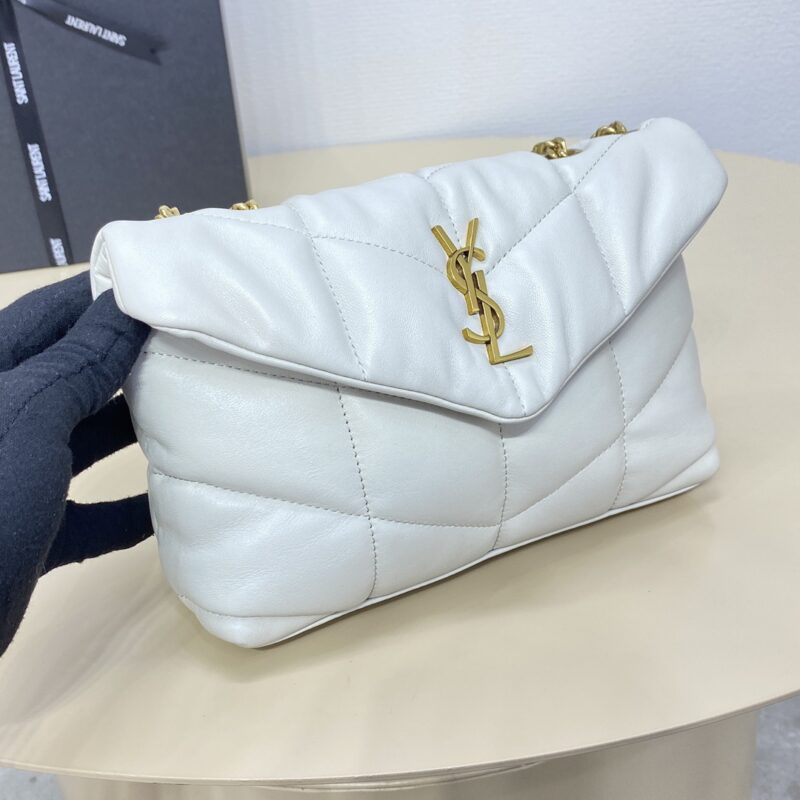 Replica YSL Loulou White Puffer 4 Replica YSL Loulou White Puffer - ultra-realistic fake designer tote