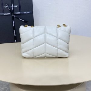 Replica YSL Loulou White Puffer 5 Replica YSL Loulou White Puffer - 1:1 designer replica handbag