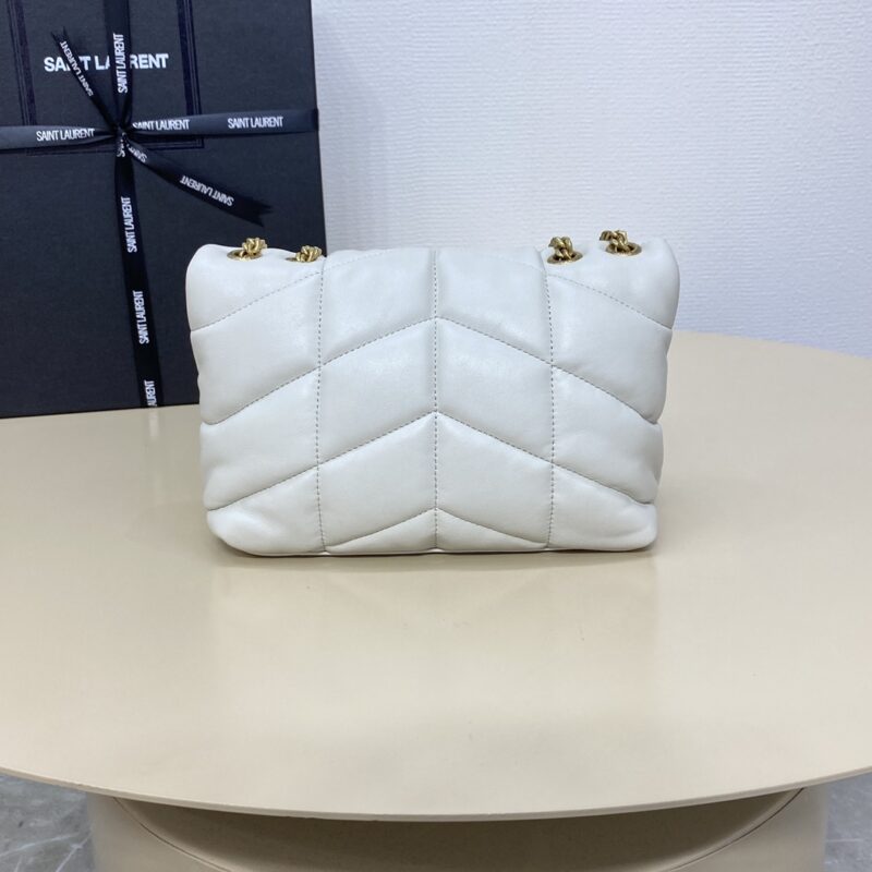 Replica YSL Loulou White Puffer 5 Replica YSL Loulou White Puffer - 1:1 designer replica handbag