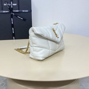 Replica YSL Loulou White Puffer 7 Replica YSL Loulou White Puffer - 1:1 designer replica handbag