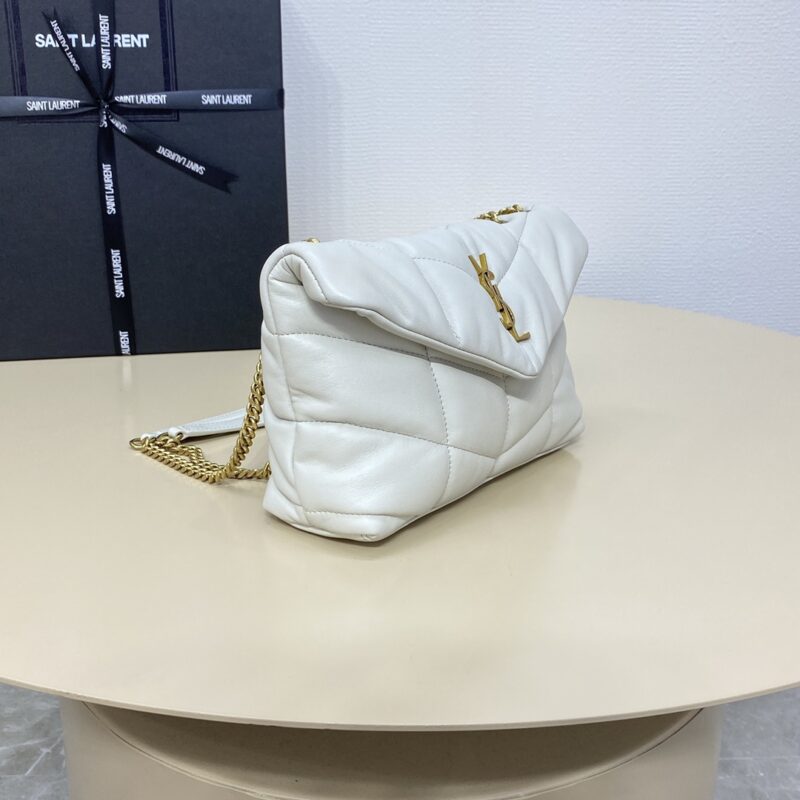 Replica YSL Loulou White Puffer 7 Replica YSL Loulou White Puffer - 1:1 designer replica handbag
