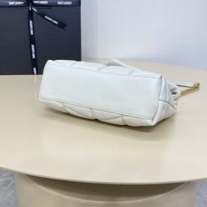 Replica YSL Loulou White Puffer 9 Replica YSL Loulou White Puffer - realistic designer-inspired fake bag