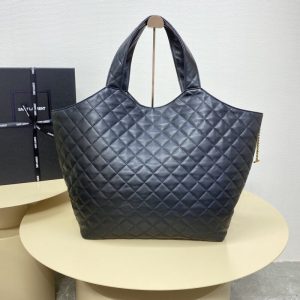Replica YSL ICARE Black 4 Replica YSL ICARE Black - premium-grade designer purse dupe