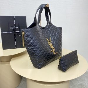 Replica YSL ICARE Black 8 Replica YSL ICARE Black - premium-grade designer purse dupe