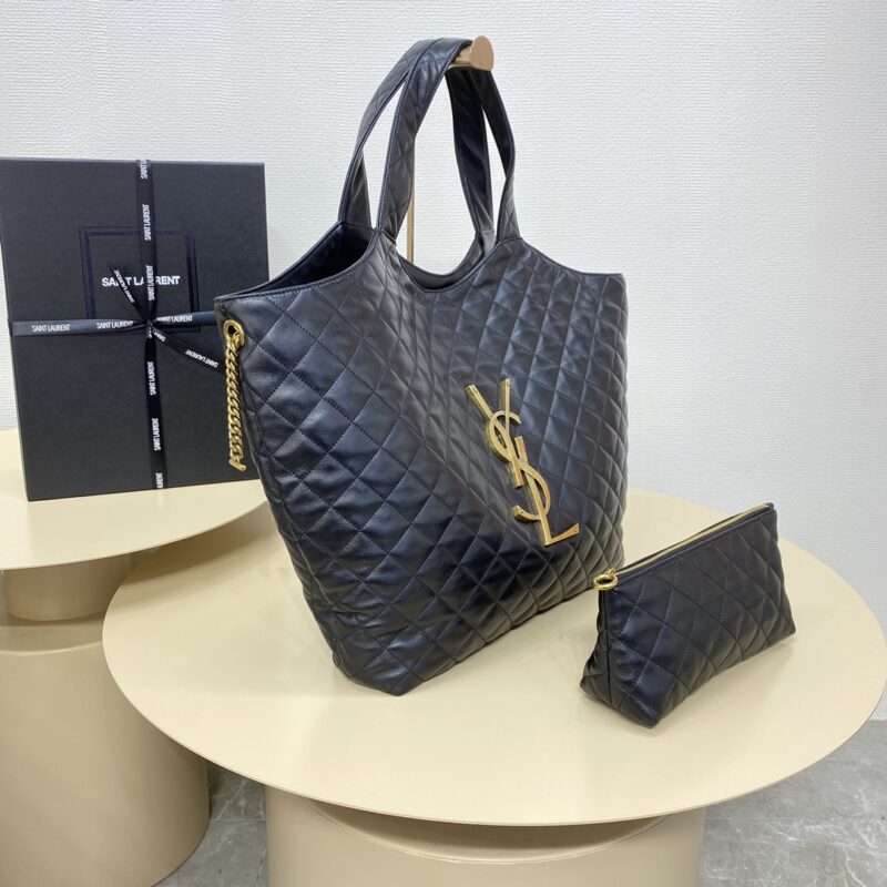 Replica YSL ICARE Black 8 Replica YSL ICARE Black - premium-grade designer purse dupe