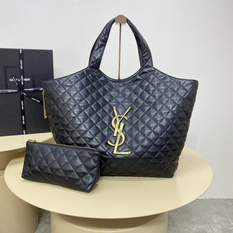 Replica YSL ICARE Black 1 Replica YSL ICARE Black - high-accuracy replica luxury purse