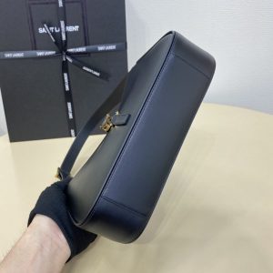 Replica YSL LE 5 A 7 Hobo Black 2 Replica YSL LE 5 A 7 Hobo Black - 1:1 designer replica handbag