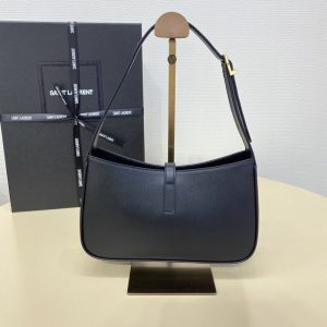 Replica YSL LE 5 A 7 Hobo Black 3 Replica YSL LE 5 A 7 Hobo Black - top-rated replica designer bag
