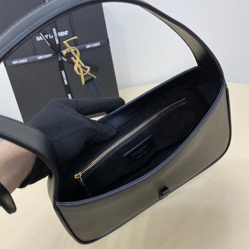 Replica YSL LE 5 A 7 Hobo Black 9 Replica YSL LE 5 A 7 Hobo Black - premium 1:1 fake handbag model