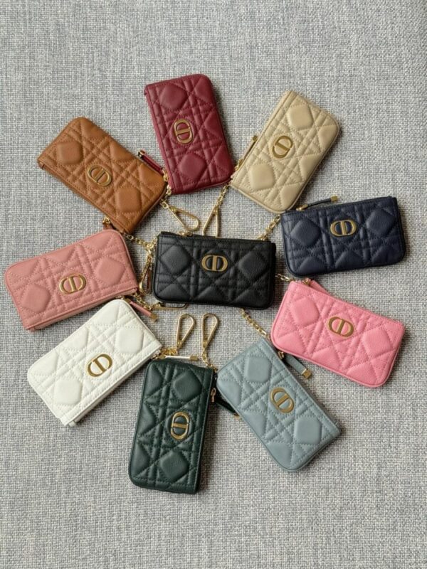 Replica Dior Caro Myrte Zipped 1 Replica Dior Caro Myrte Zipped - top-tier luxury replica shoulder bag