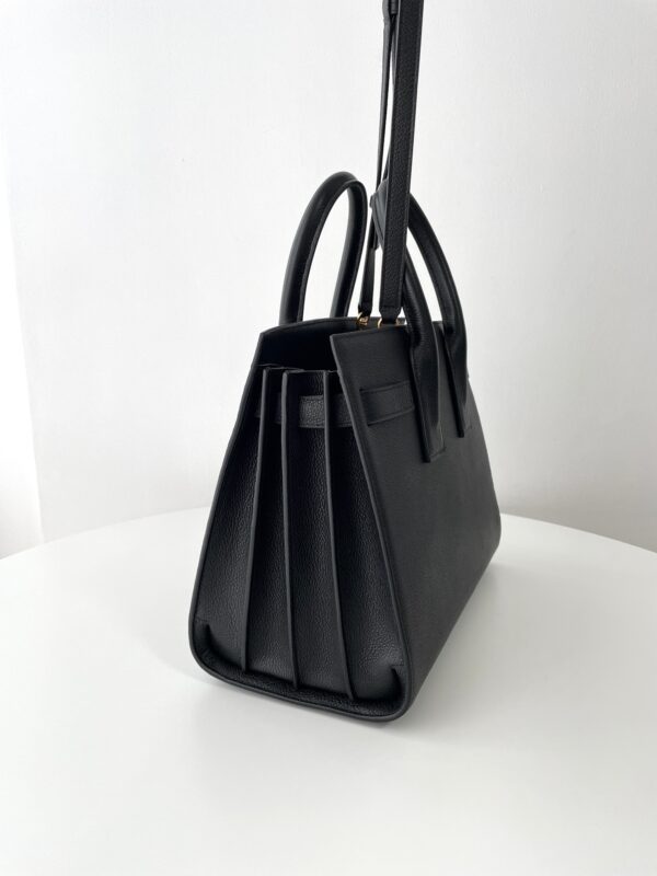Replica YSL Sac De Jour Black 2 Replica YSL Sac De Jour Black - premium 1:1 fake handbag model