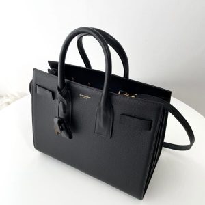 Replica YSL Sac De Jour Black 3 Replica YSL Sac De Jour Black - premium 1:1 fake handbag model