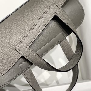 Replica Hermes Halzan Cumulonimbus Gray 7 Replica Hermes Halzan Cumulonimbus Gray - best-selling designer handbag dupe