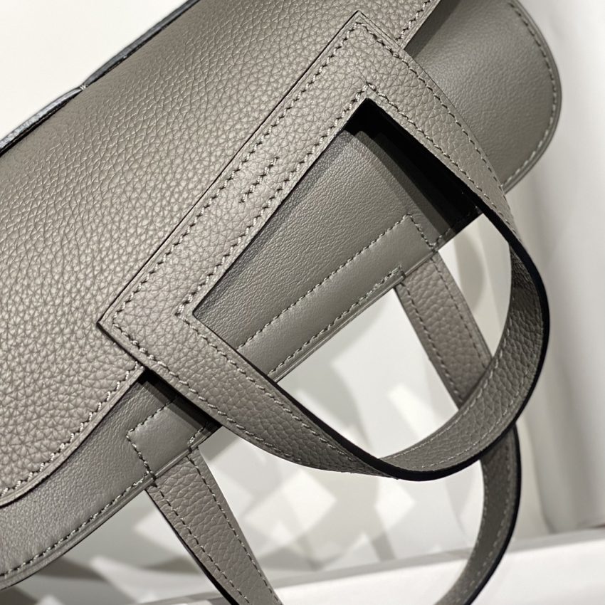 Replica Hermes Halzan Cumulonimbus Gray 7 Replica Hermes Halzan Cumulonimbus Gray - best-selling designer handbag dupe