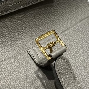 Replica Hermes Halzan Cumulonimbus Gray 8 Replica Hermes Halzan Cumulonimbus Gray - high-end fake designer purse