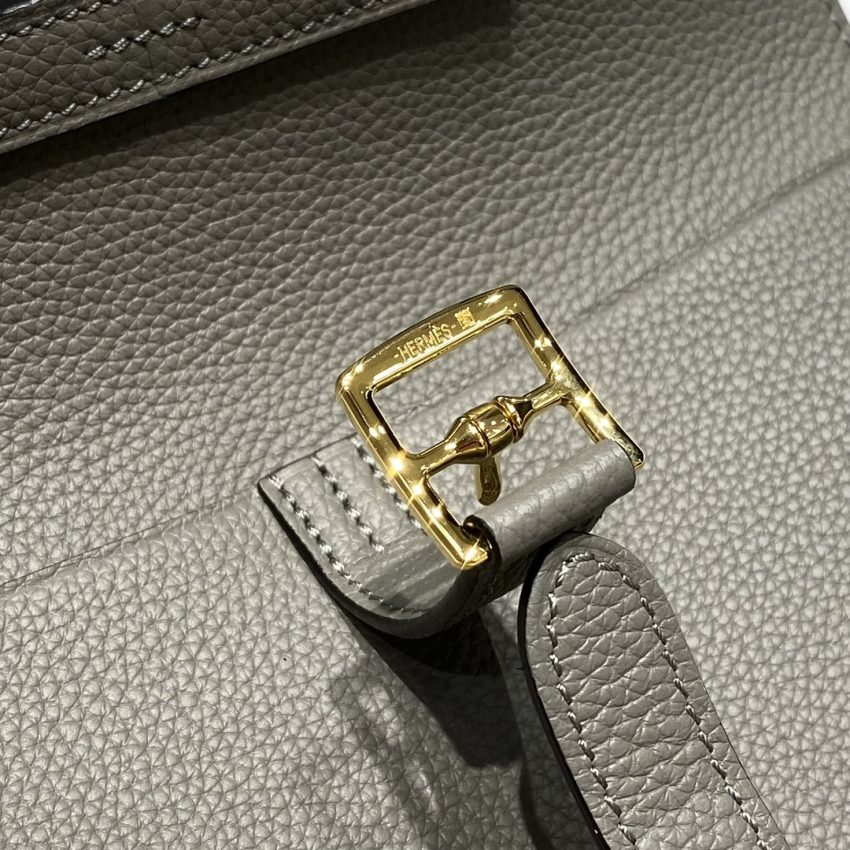 Replica Hermes Halzan Cumulonimbus Gray 8 Replica Hermes Halzan Cumulonimbus Gray - high-end fake designer purse