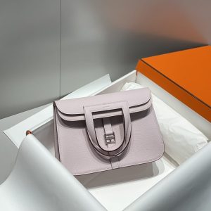 Replica Hermes Halzan Purple - high-end fake designer purse