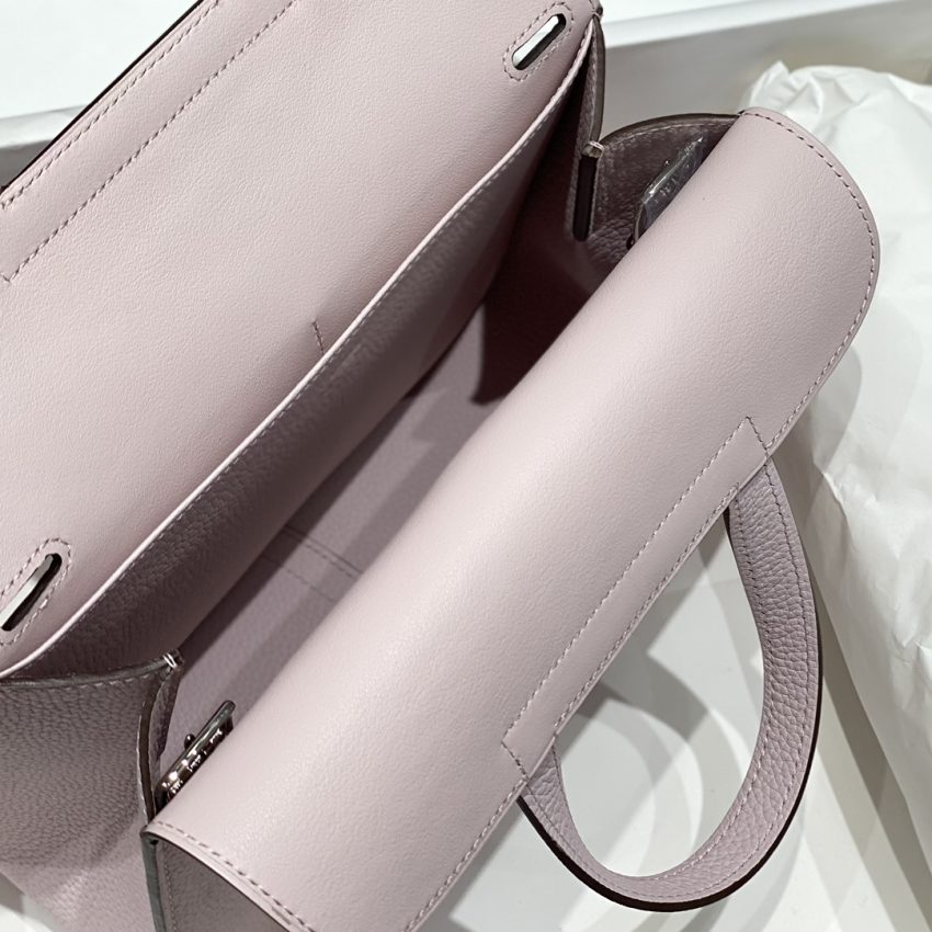 Replica Hermes Halzan Purple - near-authentic luxury replica handbag