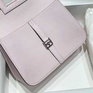 Replica Hermes Halzan Purple - premium-grade designer purse dupe