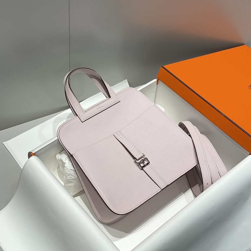 Replica Hermes Halzan Purple - high-accuracy replica luxury purse