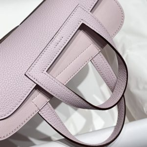 Replica Hermes Halzan Purple - near-authentic luxury replica handbag