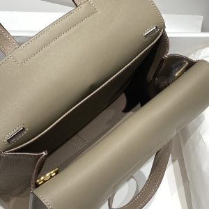 Replica Hermes Halzan Asphalt Gray 3 Replica Hermes Halzan Asphalt Gray - realistic designer-inspired fake bag